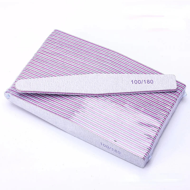 25 Pcs limes pro All for Manicure Tools Nails Things To Nail Polish Equipment Professional Nail File DIY Nails Accessories and Tools