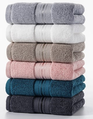 SERVIETTES COTON HAUTE QUALITE Towel Bathroom Face Towel Strong Absorbent Soft Non-shedding Adult Towel Thickened Box in Two Packs