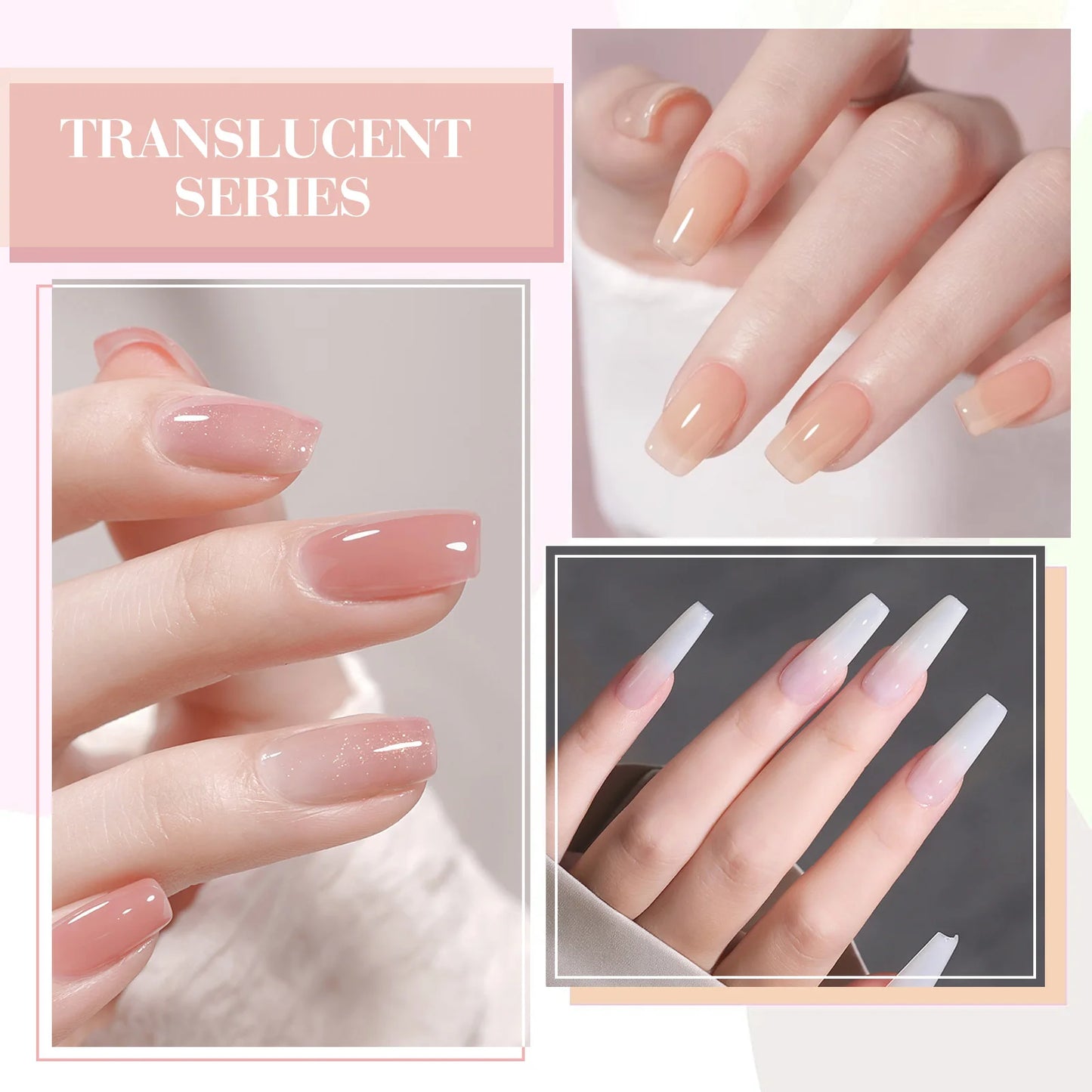 CANNI HEMA TPO FREE 9ml BIAB Colorful Rubber Base Gel UV Construction Quick Builder Nail Gel Polish Kit Self Leveling French Nails