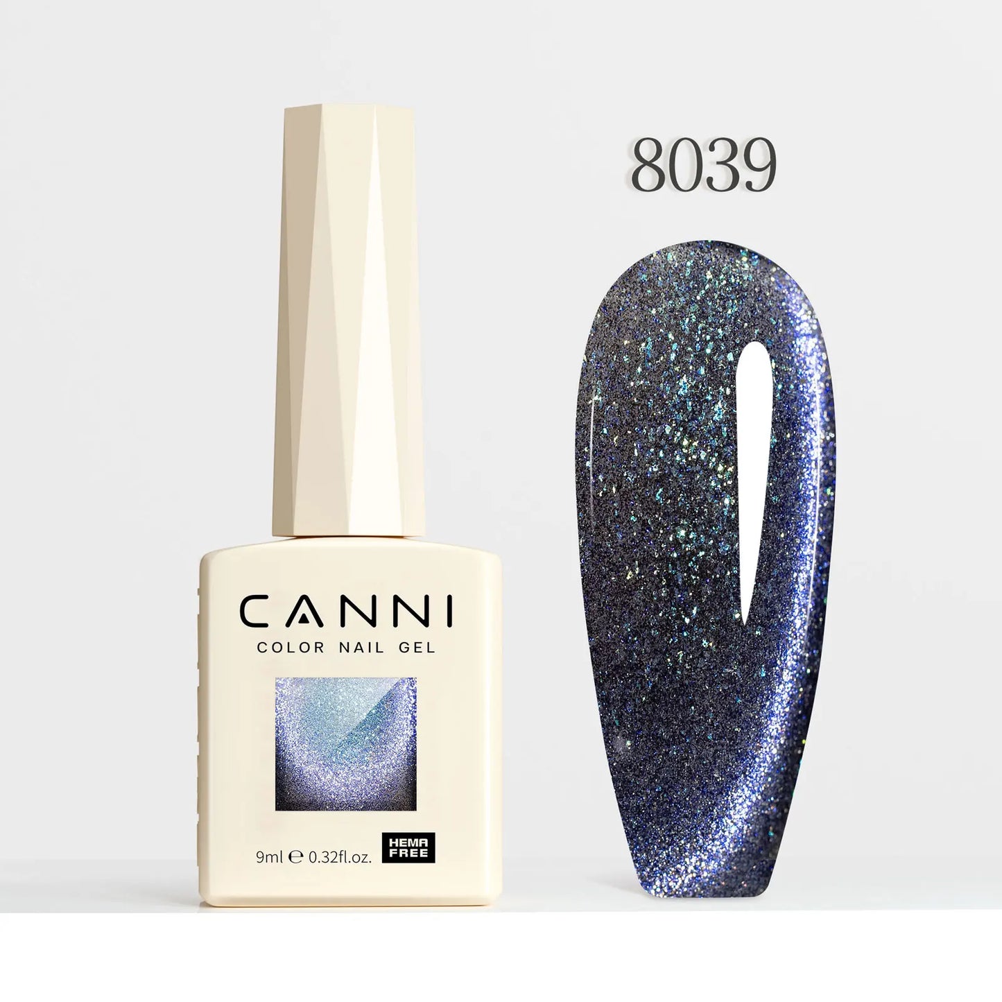 1pcs CANNi Cat Eye Series Acrylic Nails 96 Color 9ml Uv Gel Nail Polish Flash Series Gel Polish Nail Salon Varnish