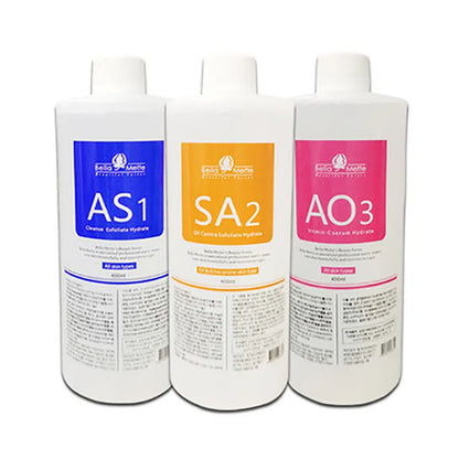 Aqua Peeling Solution 3 Bottles/400ml Per Bottle Aqua Facial Serum Hydra dermabrasion liquid