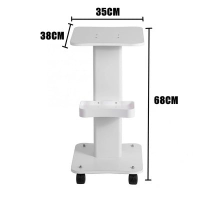 CHARIOT HAUTE QUALITE POUR MACHINE . ABS Beauty Salon Trolley Salon Use Pedestal Rolling Cart Wheel Aluminum Stand Personal Care Appliance Parts