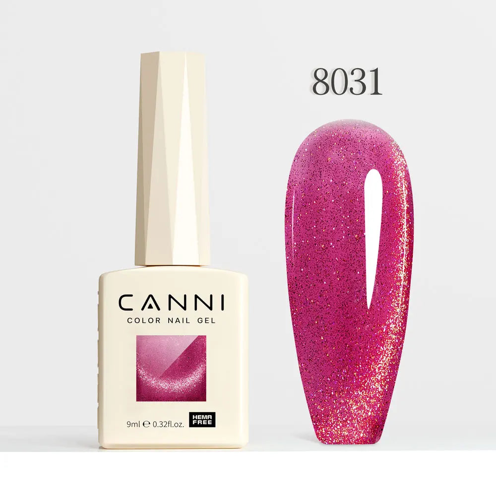 1pcs CANNi Cat Eye Series Acrylic Nails 96 Color 9ml Uv Gel Nail Polish Flash Series Gel Polish Nail Salon Varnish
