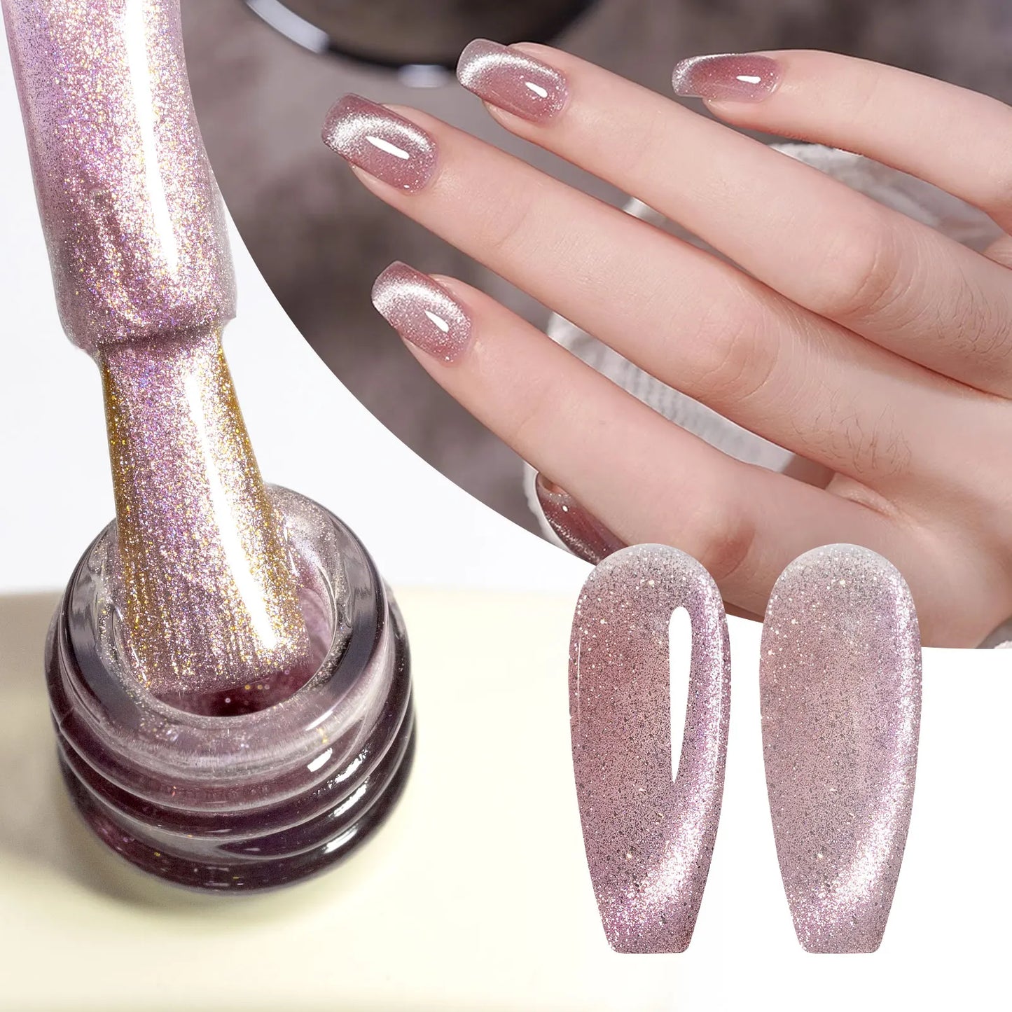 1pcs CANNi Cat Eye Series Acrylic Nails 96 Color 9ml Uv Gel Nail Polish Flash Series Gel Polish Nail Salon Varnish