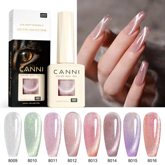 1pcs CANNi Cat Eye Series Acrylic Nails 96 Color 9ml Uv Gel Nail Polish Flash Series Gel Polish Nail Salon Varnish