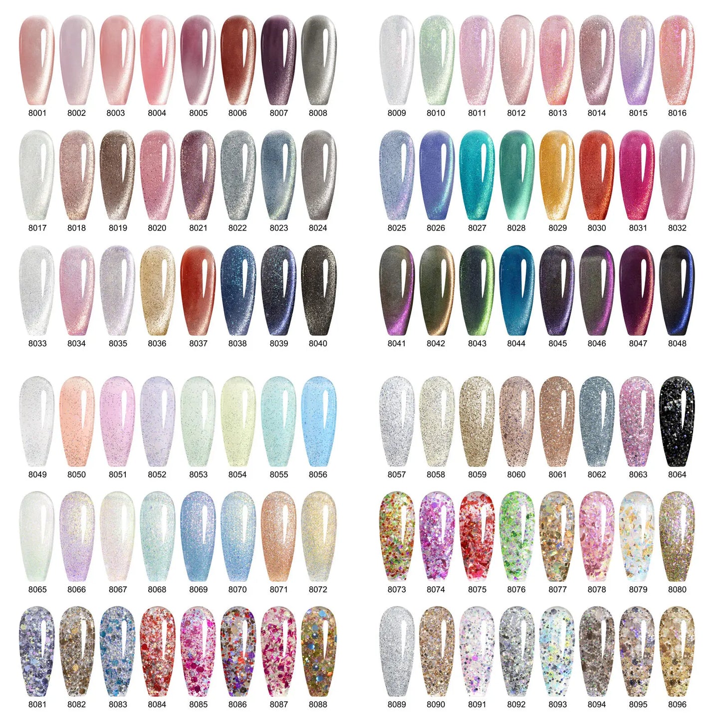 1pcs CANNi Cat Eye Series Acrylic Nails 96 Color 9ml Uv Gel Nail Polish Flash Series Gel Polish Nail Salon Varnish