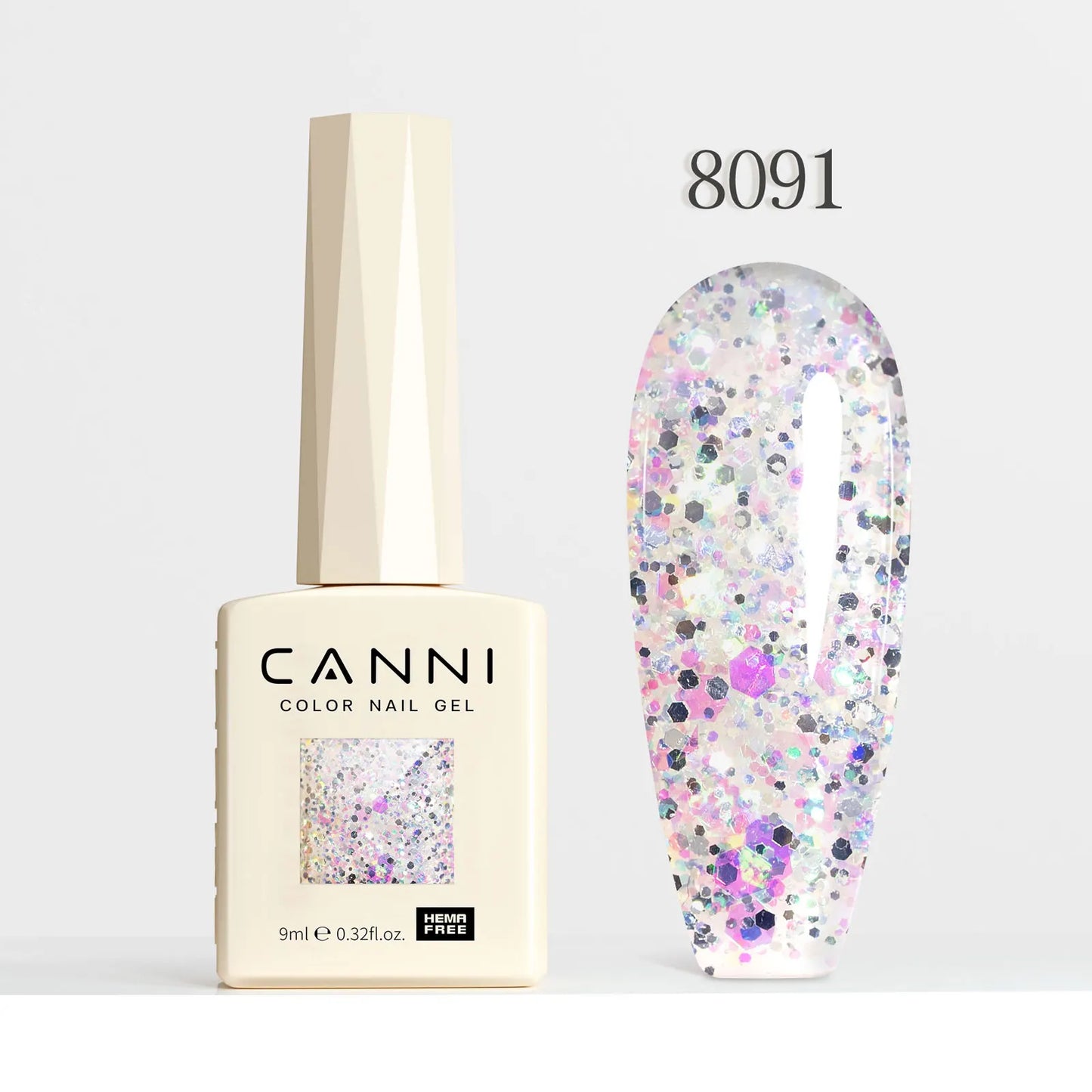 1pcs CANNi Cat Eye Series Acrylic Nails 96 Color 9ml Uv Gel Nail Polish Flash Series Gel Polish Nail Salon Varnish