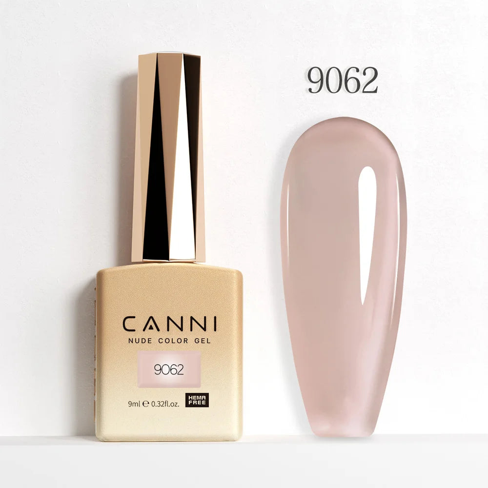 CANNI Hema Free Nail Glue Christmas Decoration Sticker Glue Semi Permanent Soak Off LED UV Nail Gel Polish Red Color Collection