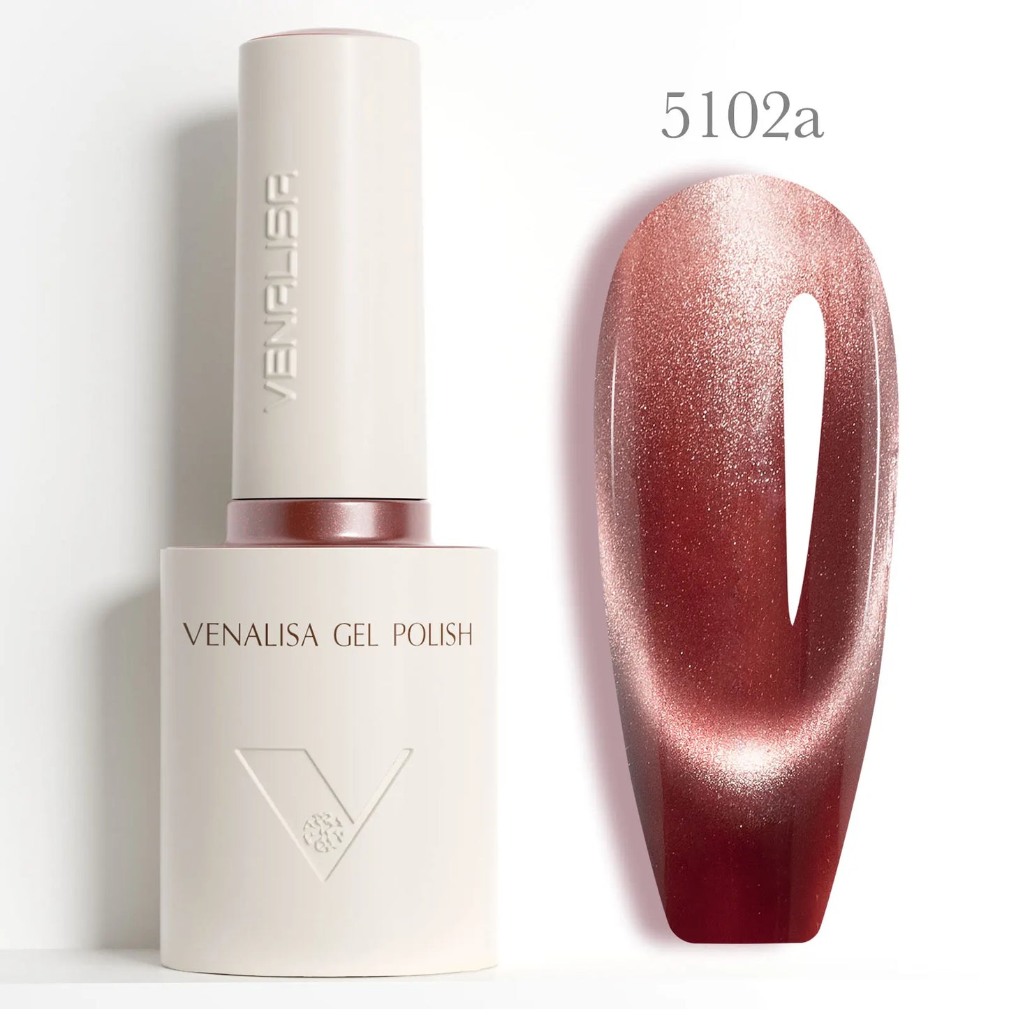 V6 VENALISA 10ml HEMA Free TPO Free Ultra Deep Red Cat Eye Magnet Nail Gel Semi-Permanent Soak Off UV LED Gel Varnish Nails