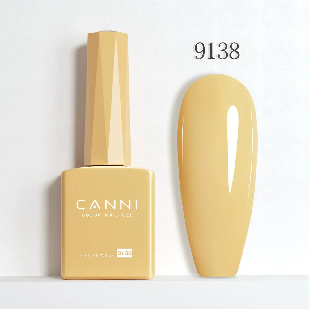 CANNI Hema Free Nail Glue Christmas Decoration Sticker Glue Semi Permanent Soak Off LED UV Nail Gel Polish Red Color Collection