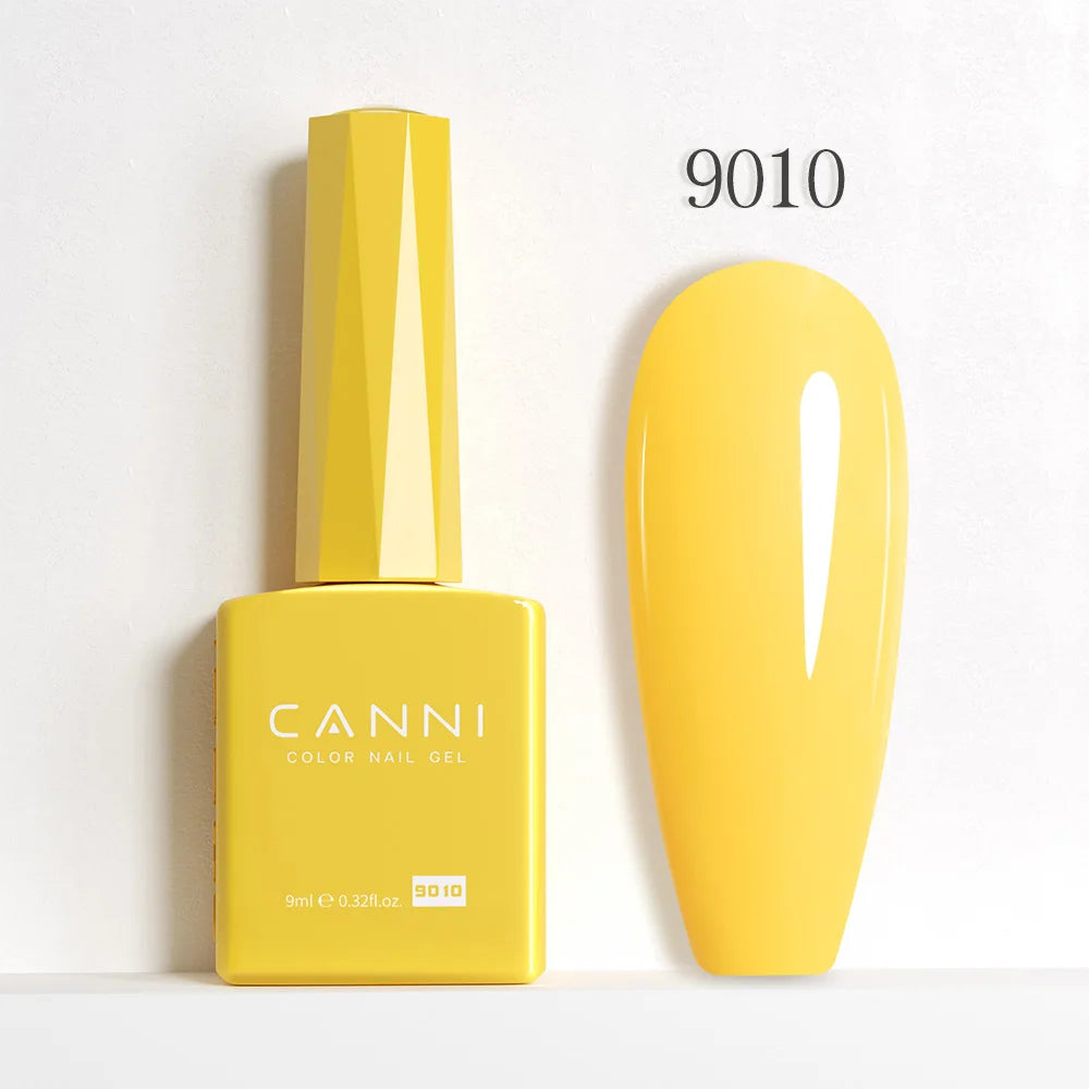 CANNI Hema Free Nail Glue Christmas Decoration Sticker Glue Semi Permanent Soak Off LED UV Nail Gel Polish Red Color Collection