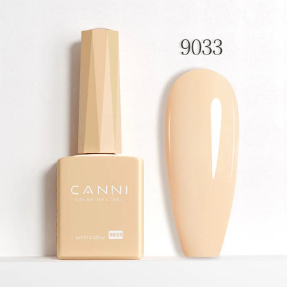 CANNI Hema Free Nail Glue Christmas Decoration Sticker Glue Semi Permanent Soak Off LED UV Nail Gel Polish Red Color Collection