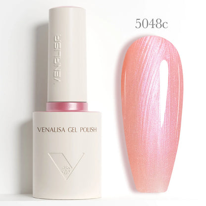V6 VENALISA 10ml HEMA Free TPO Free Ultra Deep Red Cat Eye Magnet Nail Gel Semi-Permanent Soak Off UV LED Gel Varnish Nails