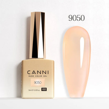 CANNI Hema Free Nail Glue Christmas Decoration Sticker Glue Semi Permanent Soak Off LED UV Nail Gel Polish Red Color Collection