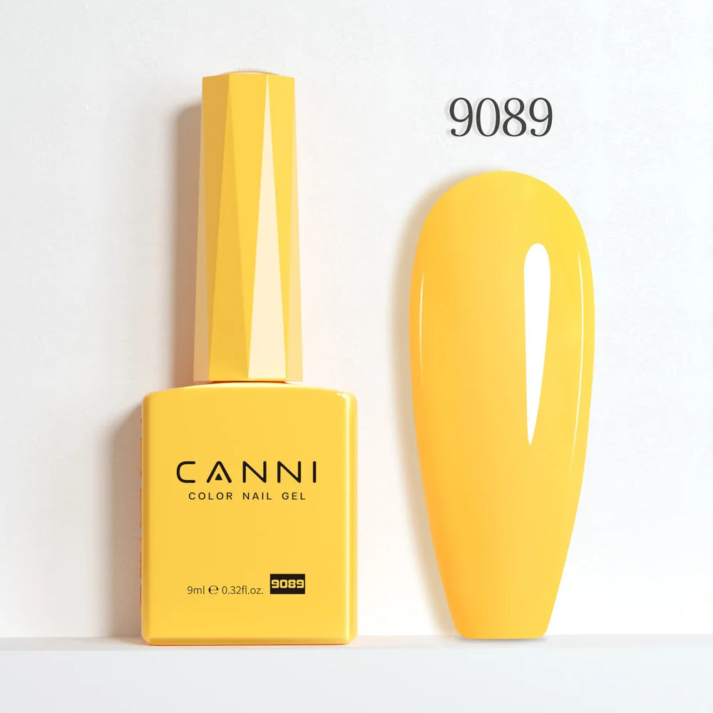 CANNI Hema Free Nail Glue Christmas Decoration Sticker Glue Semi Permanent Soak Off LED UV Nail Gel Polish Red Color Collection