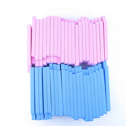 50/100pcs Séparateurs d'orteils en éponge pour vernis à ongles, soins des pieds, manucure, pédicure, nail art