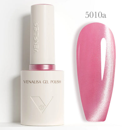 V6 VENALISA 10ml HEMA Free TPO Free Ultra Deep Red Cat Eye Magnet Nail Gel Semi-Permanent Soak Off UV LED Gel Varnish Nails