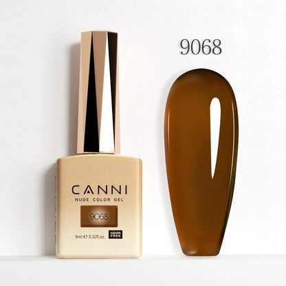 CANNI Hema Free Nail Glue Christmas Decoration Sticker Glue Semi Permanent Soak Off LED UV Nail Gel Polish Red Color Collection
