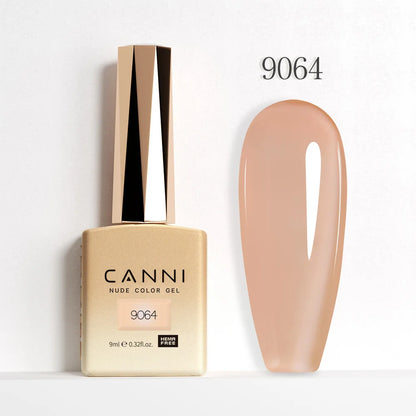 CANNI Hema Free Nail Glue Christmas Decoration Sticker Glue Semi Permanent Soak Off LED UV Nail Gel Polish Red Color Collection