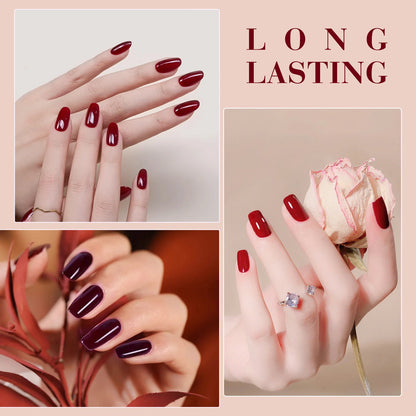 6pcs/kit CANNI HEMA TPO FREE Nail Gel Polish Set Gorgeous Color Semi Permanent Soak off UV LED Gel Nail Varnish Christmas Gift