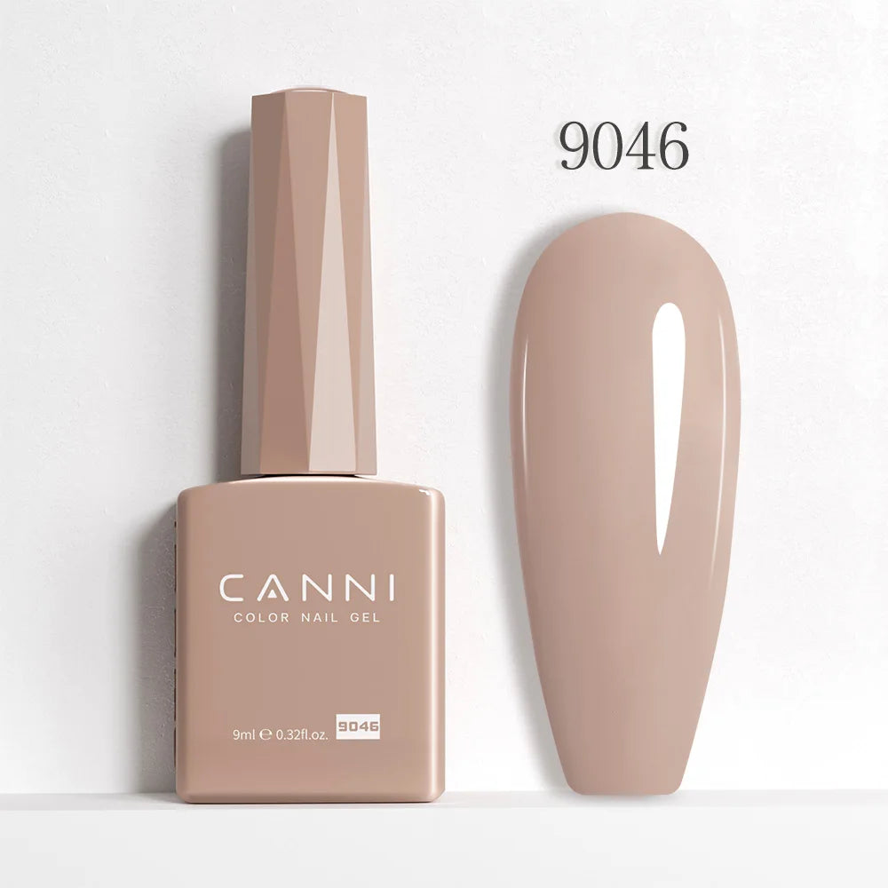 CANNI Hema Free Nail Glue Christmas Decoration Sticker Glue Semi Permanent Soak Off LED UV Nail Gel Polish Red Color Collection