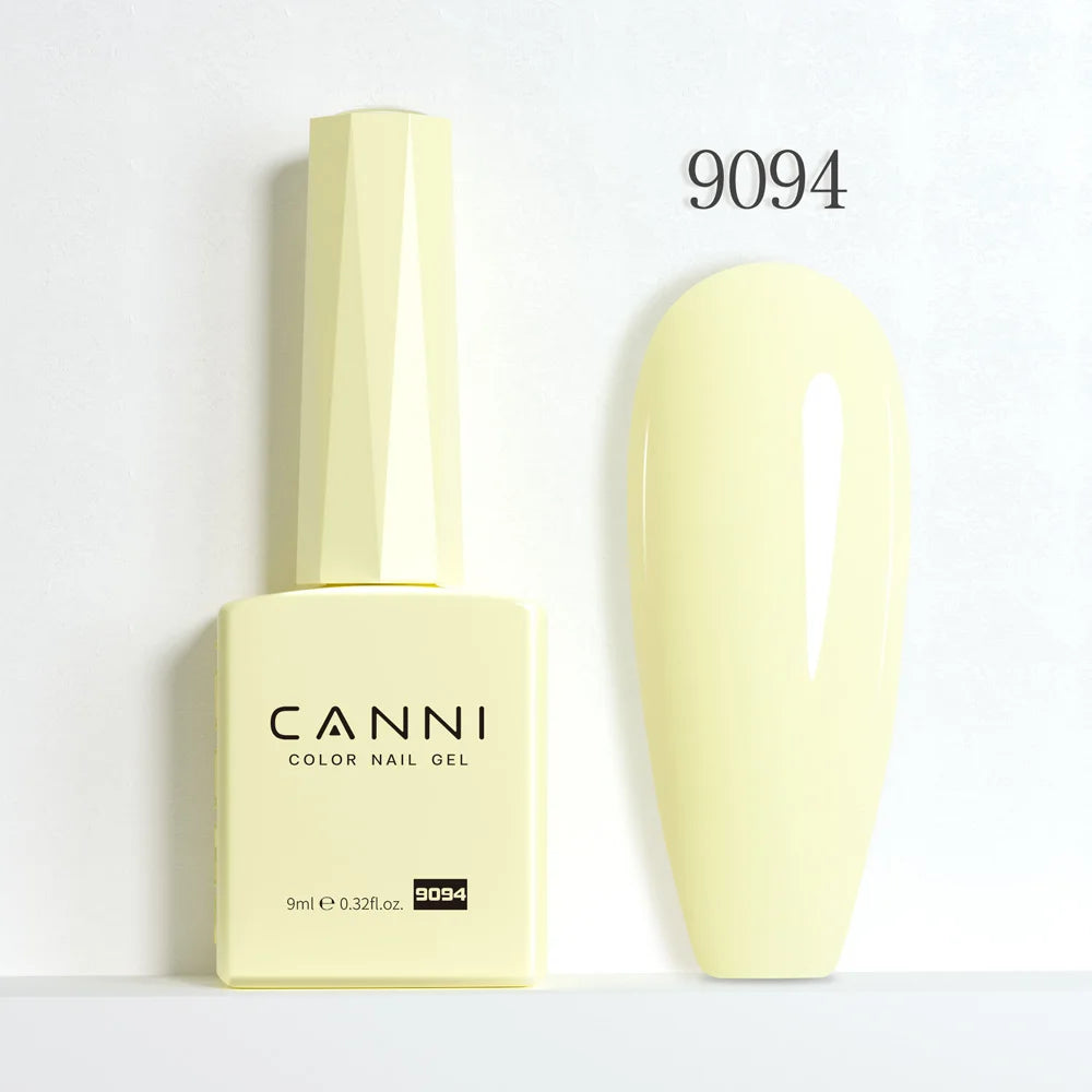 CANNI Hema Free Nail Glue Christmas Decoration Sticker Glue Semi Permanent Soak Off LED UV Nail Gel Polish Red Color Collection