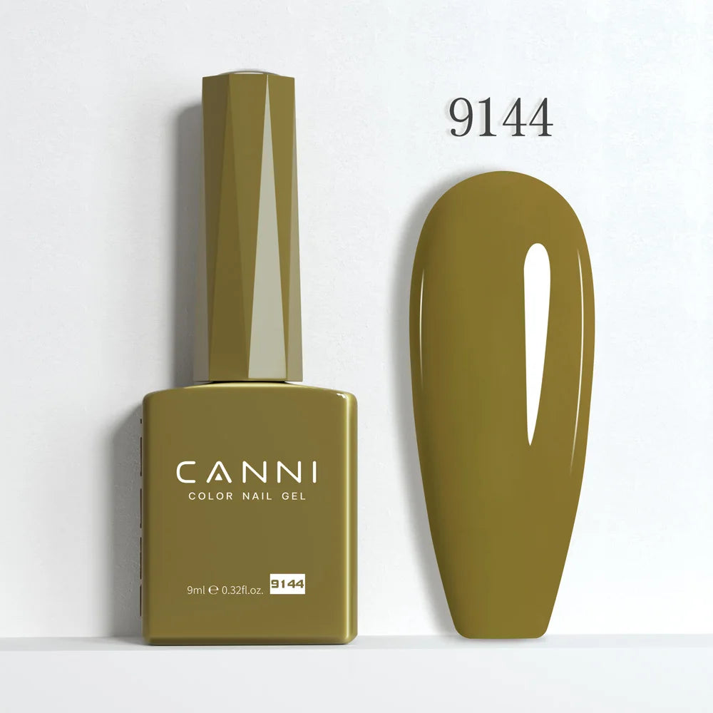 CANNI Hema Free Nail Glue Christmas Decoration Sticker Glue Semi Permanent Soak Off LED UV Nail Gel Polish Red Color Collection