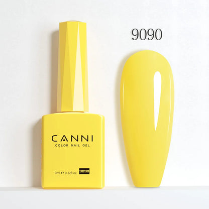 CANNI Hema Free Nail Glue Christmas Decoration Sticker Glue Semi Permanent Soak Off LED UV Nail Gel Polish Red Color Collection