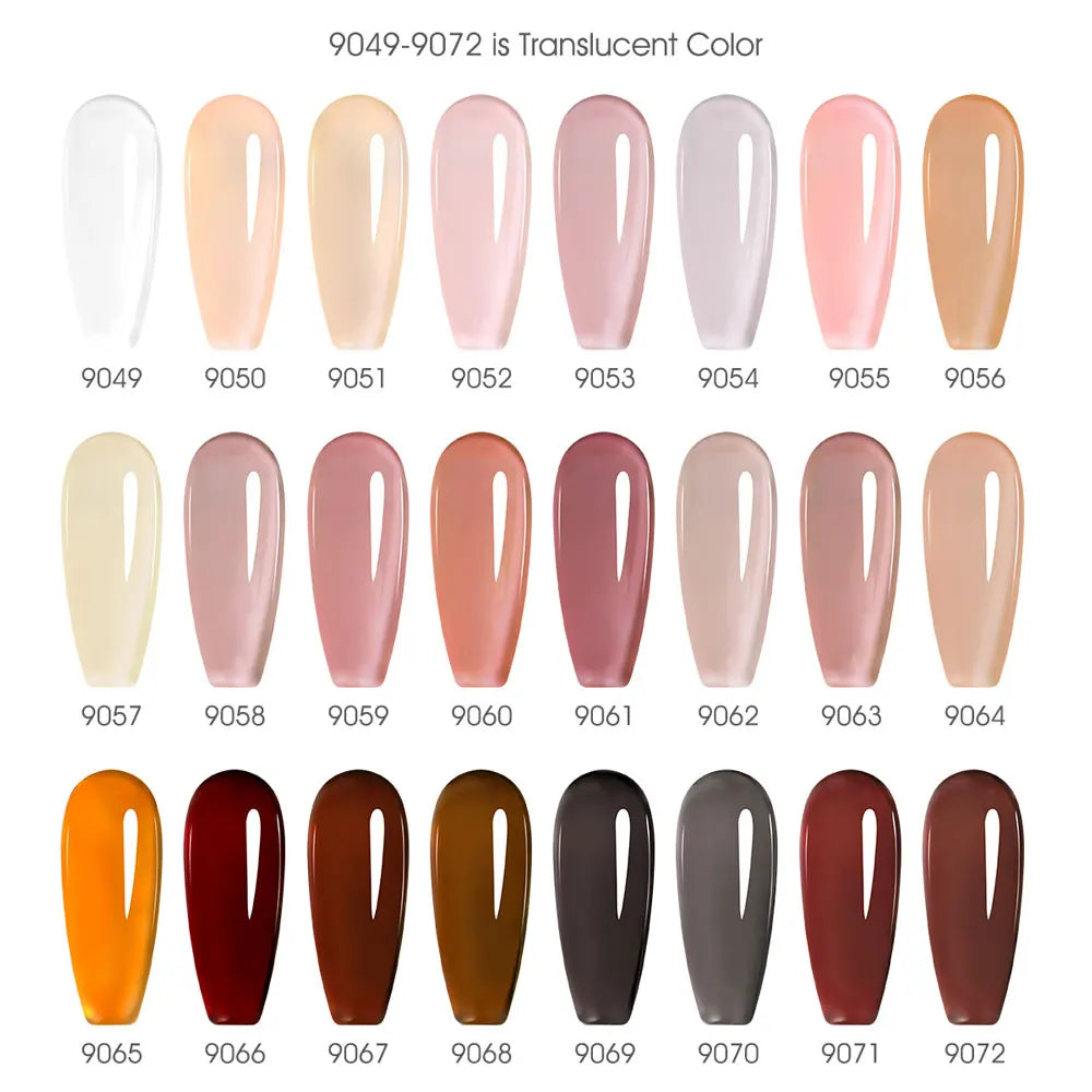 CANNI Hema Free Nail Glue Christmas Decoration Sticker Glue Semi Permanent Soak Off LED UV Nail Gel Polish Red Color Collection