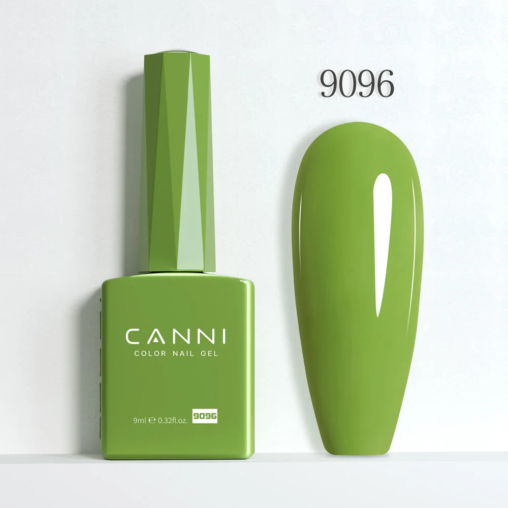 CANNI Hema Free Nail Glue Christmas Decoration Sticker Glue Semi Permanent Soak Off LED UV Nail Gel Polish Red Color Collection