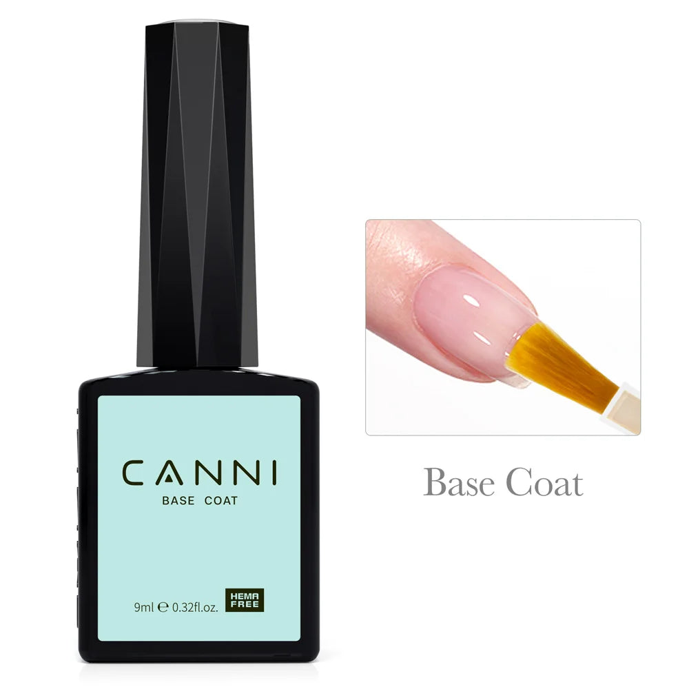 CANNI Hema Free Nail Glue Christmas Decoration Sticker Glue Semi Permanent Soak Off LED UV Nail Gel Polish Red Color Collection