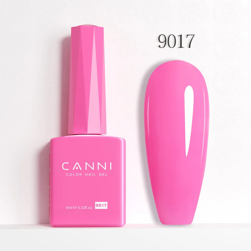 CANNI Hema Free Nail Glue Christmas Decoration Sticker Glue Semi Permanent Soak Off LED UV Nail Gel Polish Red Color Collection