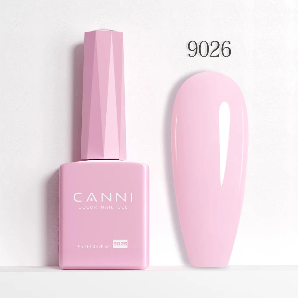 CANNI Hema Free Nail Glue Christmas Decoration Sticker Glue Semi Permanent Soak Off LED UV Nail Gel Polish Red Color Collection