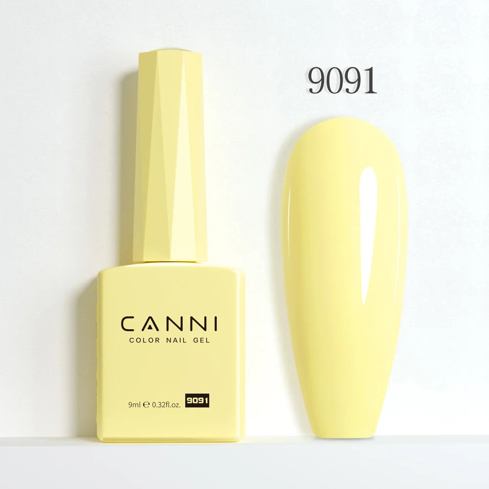 CANNI Hema Free Nail Glue Christmas Decoration Sticker Glue Semi Permanent Soak Off LED UV Nail Gel Polish Red Color Collection
