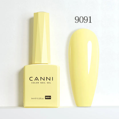 CANNI Hema Free Nail Glue Christmas Decoration Sticker Glue Semi Permanent Soak Off LED UV Nail Gel Polish Red Color Collection