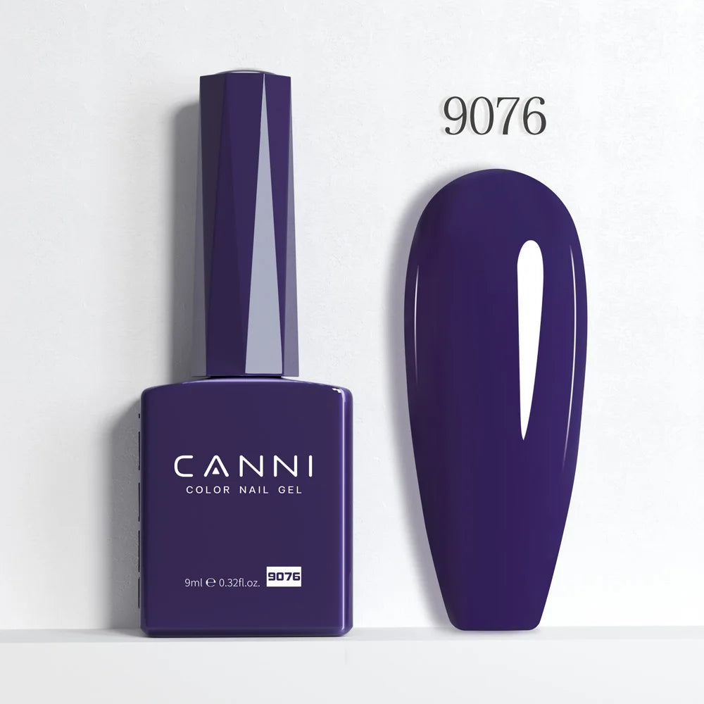 CANNI Hema Free Nail Glue Christmas Decoration Sticker Glue Semi Permanent Soak Off LED UV Nail Gel Polish Red Color Collection