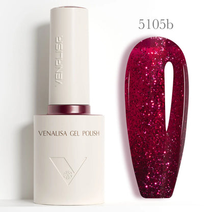 V6 VENALISA 10ml HEMA Free TPO Free Ultra Deep Red Cat Eye Magnet Nail Gel Semi-Permanent Soak Off UV LED Gel Varnish Nails