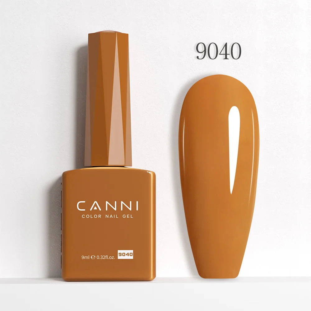 CANNI Hema Free Nail Glue Christmas Decoration Sticker Glue Semi Permanent Soak Off LED UV Nail Gel Polish Red Color Collection
