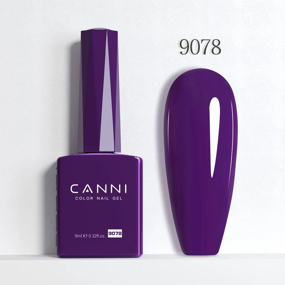 CANNI Hema Free Nail Glue Christmas Decoration Sticker Glue Semi Permanent Soak Off LED UV Nail Gel Polish Red Color Collection