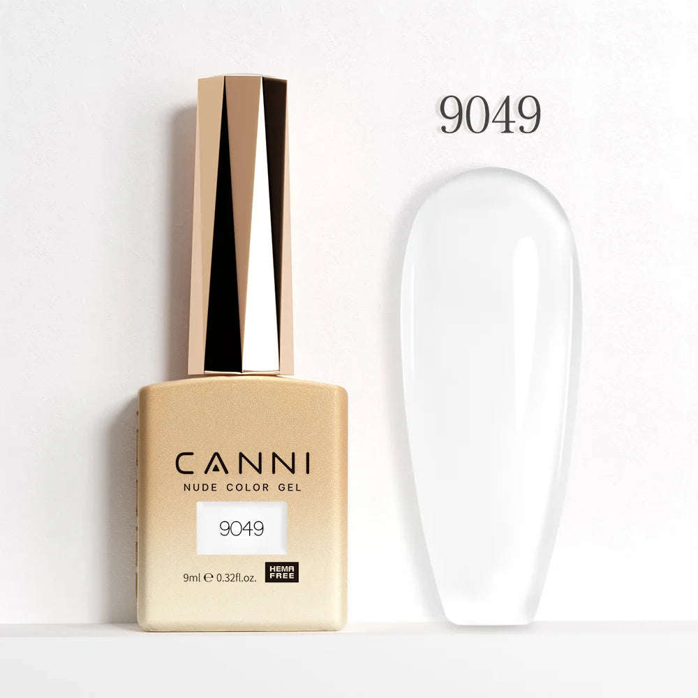 CANNI Hema Free Nail Glue Christmas Decoration Sticker Glue Semi Permanent Soak Off LED UV Nail Gel Polish Red Color Collection