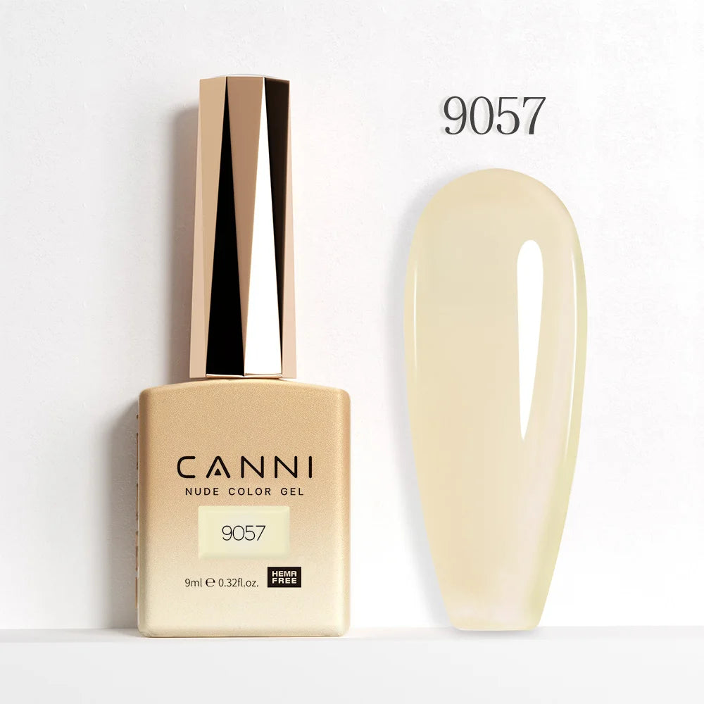 CANNI Hema Free Nail Glue Christmas Decoration Sticker Glue Semi Permanent Soak Off LED UV Nail Gel Polish Red Color Collection