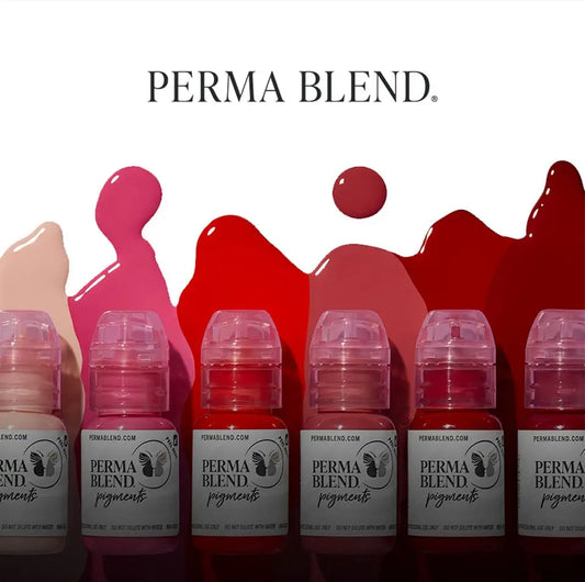 Perma Blend Permanent Makeup Inks For Eyebrows Eyeliner Lip Microblading Eyebrow Beauty Tattoo Pigment Color Art Supplies