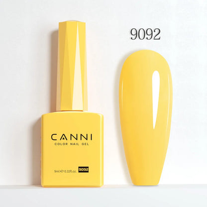 CANNI Hema Free Nail Glue Christmas Decoration Sticker Glue Semi Permanent Soak Off LED UV Nail Gel Polish Red Color Collection
