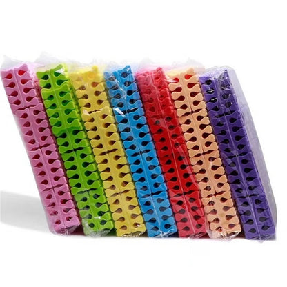 50/100pcs Séparateurs d'orteils en éponge pour vernis à ongles, soins des pieds, manucure, pédicure, nail art