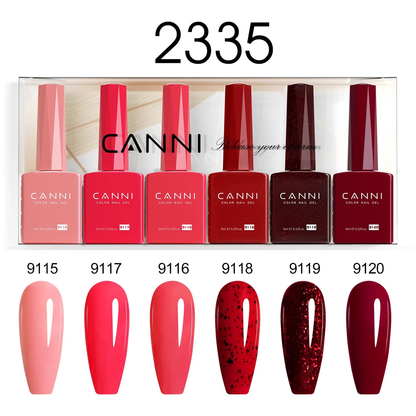 CANNI HEMA TPO FREE 9ml BIAB Colorful Rubber Base Gel UV Construction Quick Builder Nail Gel Polish Kit Self Leveling French Nails