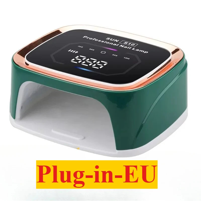 Lampe UV LED professionnelle RECHARGABLE pour séchage des ongles, écran HD, lampe  intelligente sans fil pour séchage rapide et durcissement de tous les vernis gel. Utilisation enfichable.
