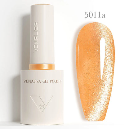 V6 VENALISA 10ml HEMA Free TPO Free Ultra Deep Red Cat Eye Magnet Nail Gel Semi-Permanent Soak Off UV LED Gel Varnish Nails