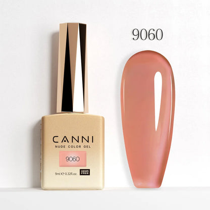 CANNI Hema Free Nail Glue Christmas Decoration Sticker Glue Semi Permanent Soak Off LED UV Nail Gel Polish Red Color Collection
