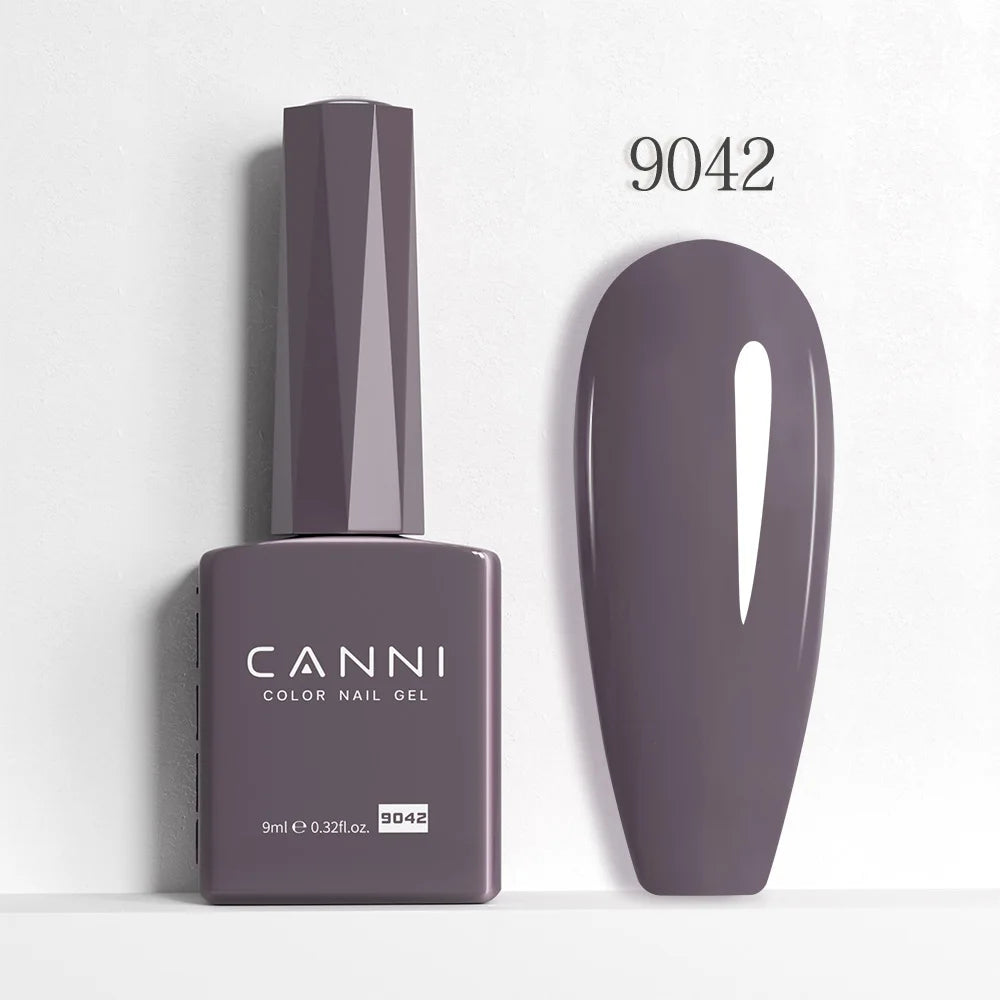 CANNI Hema Free Nail Glue Christmas Decoration Sticker Glue Semi Permanent Soak Off LED UV Nail Gel Polish Red Color Collection