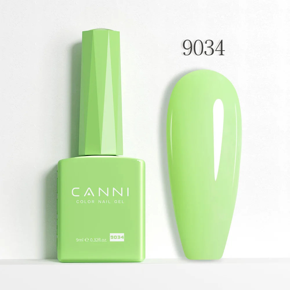CANNI Hema Free Nail Glue Christmas Decoration Sticker Glue Semi Permanent Soak Off LED UV Nail Gel Polish Red Color Collection